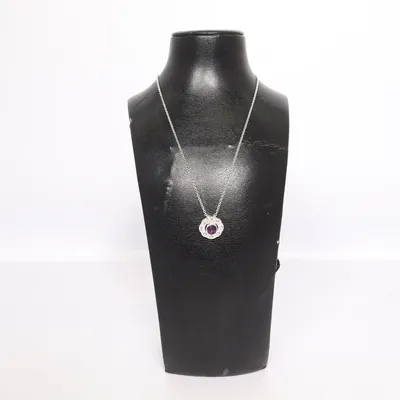 Necklace (Silver, Purple) from Avon Unknown metal