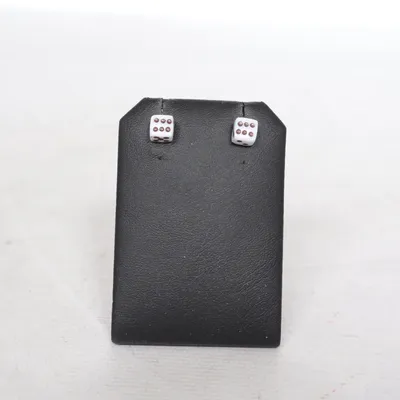 Earrings (White) from SIX Unknown metal