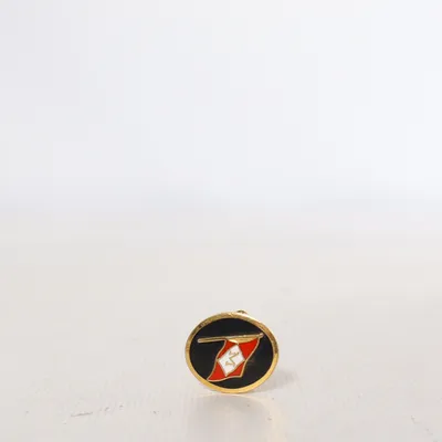 Manschettknappar (Guldfärgad, Svart, Flerfärgad) Okänd metall