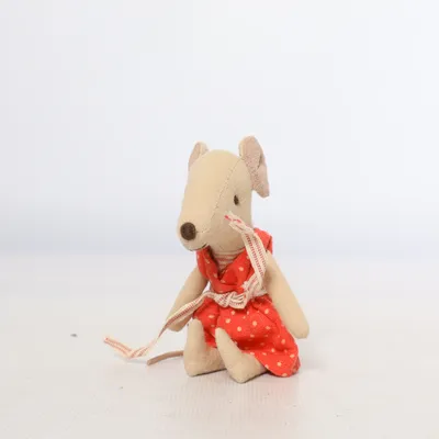 Soft toy (Beige, Red) from Maileg