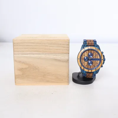 Armbandsur (Blå, Brun) från Holzkern