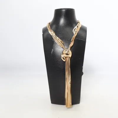 Halsband (Guldfärgad) Okänd metall