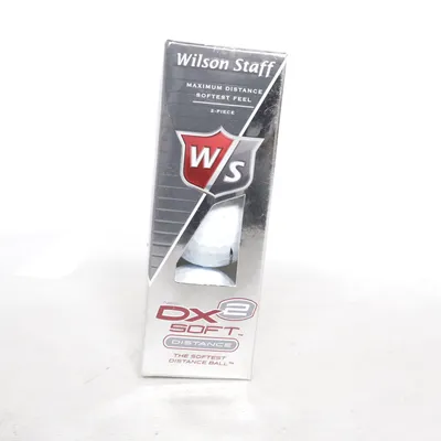 Golfbal (”DX2 Soft” kartong skadad annars nya) van Wilson Staff