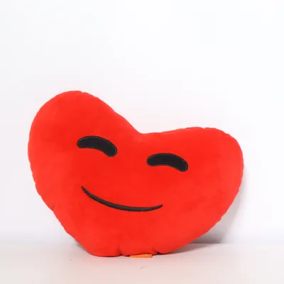 Coussin décoratif (Rouge) de Emoji