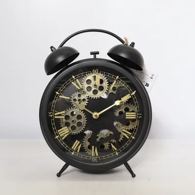 Table clock (Black, Gold)