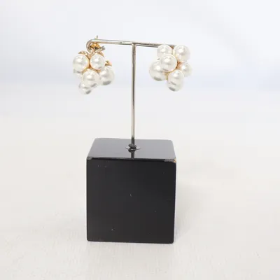 Earrings (White, Gold) from Mango Unknown metal