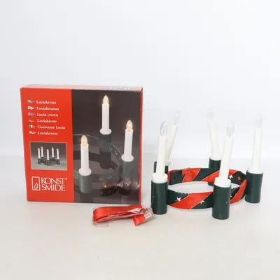 Elektrisk adventsljusstake (Luciakrona) från Konst Smide