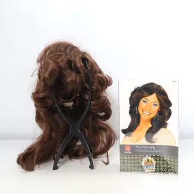 Wig (70's Flick Wig) from Smiffy's