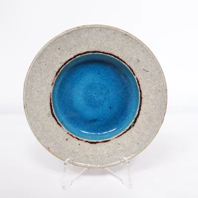 Diep bord (Blauw, Grijs) van Kähler
