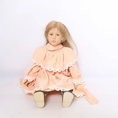 Puppe (Pink, Braun, Weiß) von Sigikid