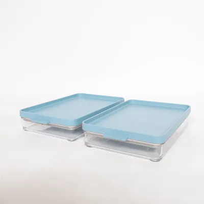 Madkasse (Transparent, Turkis) fra Mepal