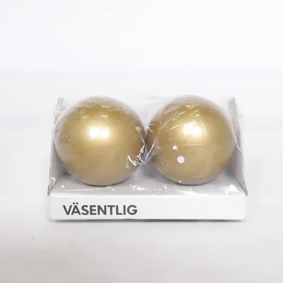 Curtain rod knobs (Gold) from IKEA