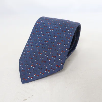 Cravate (Bleu, Multicolore) de Hermès Soie