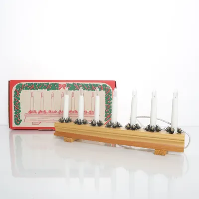 Adventsljusstake (Oanvänd retro adventsljusstake elljusstake från Konstsmide ) från Konst Smide