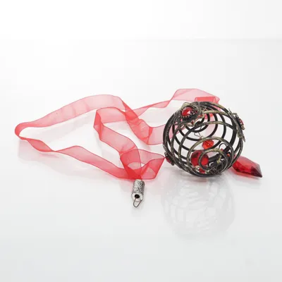 Wanddecoratie (Rood, Grijs)