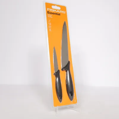 Knivset (Svart, Silverfärgad) från Fiskars