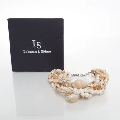 Armband (Beige) van Lobstein & Sohne Schelpen