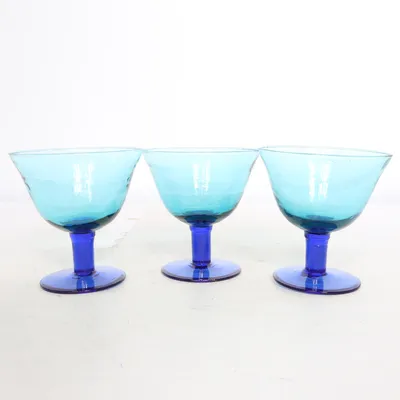Coupeglas (Blå, Turkos)