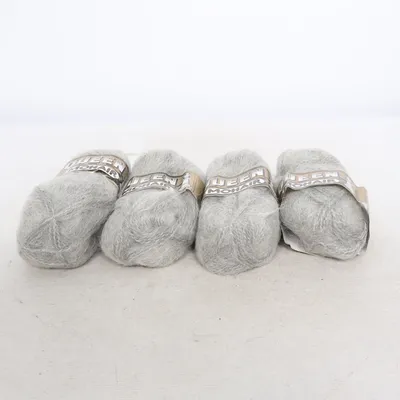 Yarn (Gray) from Novita Acrylic, Mohair