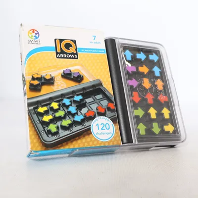 Brain teaser puzzle (IQ Arrows) from Smart Games
