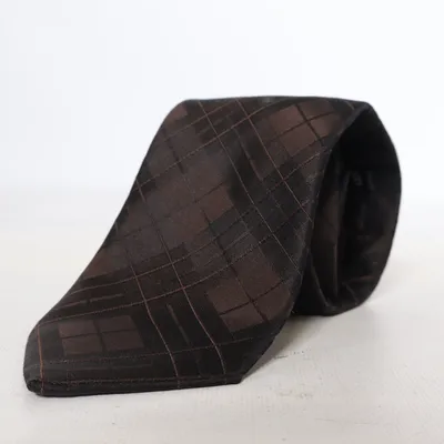 Tie (Black, Gray) from Batistini Silk