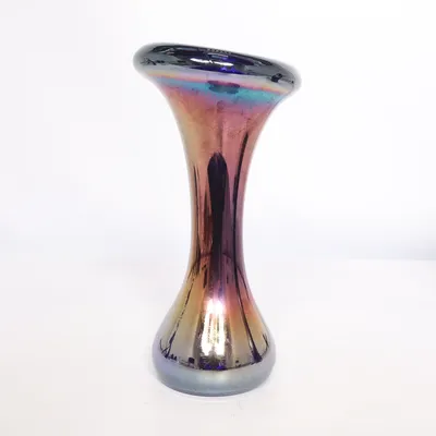 Vase (Blue, Multicolored, Pink) from Riihimäen Lasi