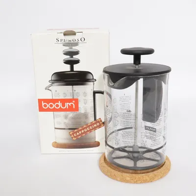 Mjölkskummare (Transparent, Svart) från Bodum