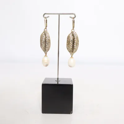 Øreringe (Guld, Hvid) fra Giambattista Valli x H&M Ukendt metal