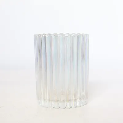 Verre à boire (Teelichtglas Gerillt Transparent) de Rossmann