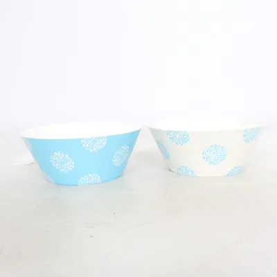 Bowl (White, Blue) from IKEA
