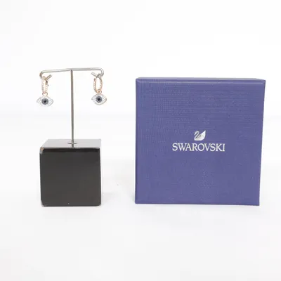 Earrings (White, Blue) from Swarovski Unknown metal