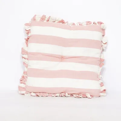 Prydnadskudde (Rosa, Vit) från H&M Home Bomull, Polyester