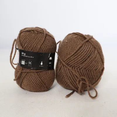 Yarn (Brown) from Schachenmayr Acrylic, Wool
