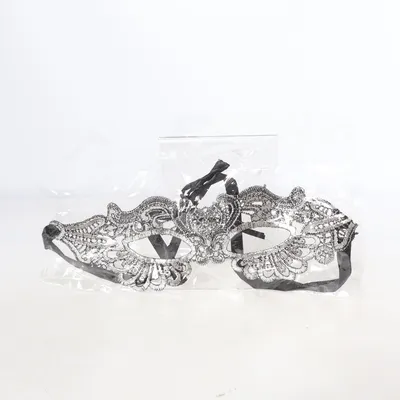 Masquerade-masker (Zilver, Zwart)