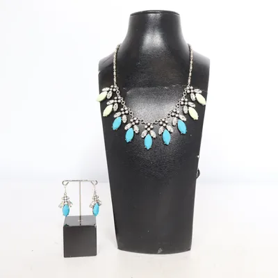 Schmuckset (Türkis, Silber, Mehrfarbig) von Loft Unbekanntes Metall
