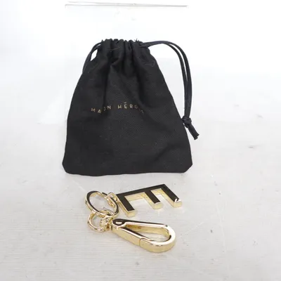 Keyring (Black, Gold) from Maison Hēroïne