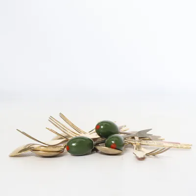 Bestik (Guld, Rød, Grøn)