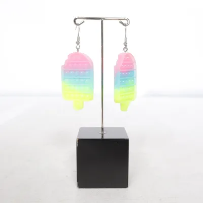 Boucles d'oreilles (Multicolore) Métal inconnu