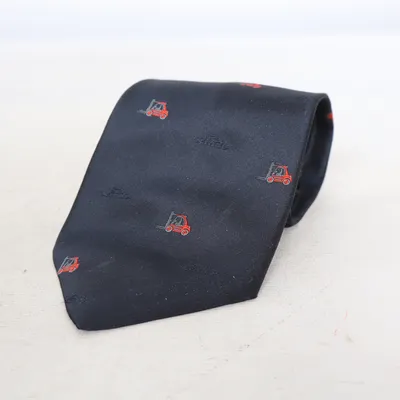 Stropdas (Zwart, Rood) van Reine Seide