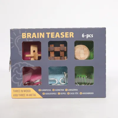 Brain teaser puzzle (Multicolored) from Jula