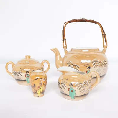 Servis (Brun, Flerfärgad)