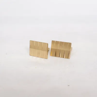 Manschettknappar (Guldfärgad) Okänd metall