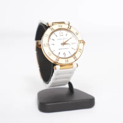 Armbandsur (Vit, Guldfärgad) från Anne Klein