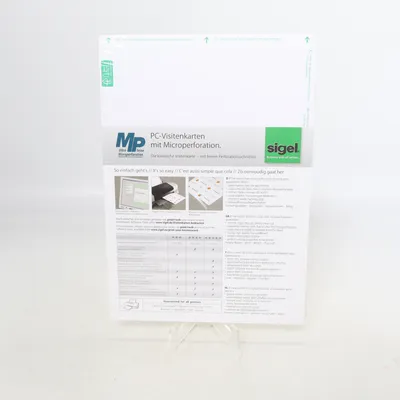 Office accessory (PC-Visitenkarten) from Sigel