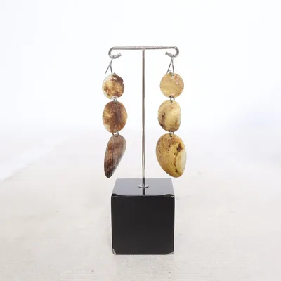 Örhängen (Beige) Okänd metall