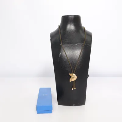 Collier (Vert, Or) de Pierre Lang Métal inconnu