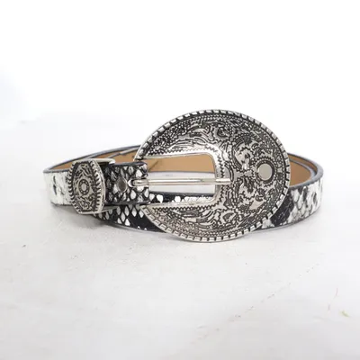 Bälte (Brun, Silverfärgad) från Zebra