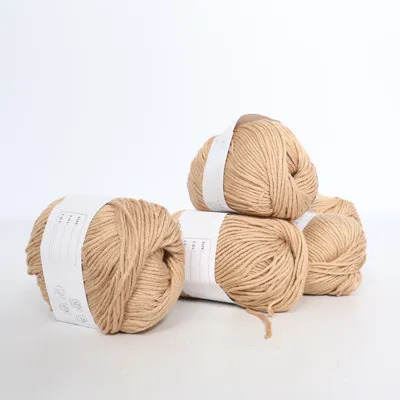Yarn (Beige) from Kashmir Cashmere