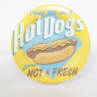 Tallrik (Gul, Blå, Brun)