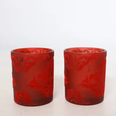 Candle holder (Red) from Trend Interiör